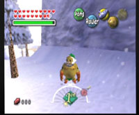 une photo d'Ã©cran de The Legend of Zelda - Majora s Mask sur Nintendo 64